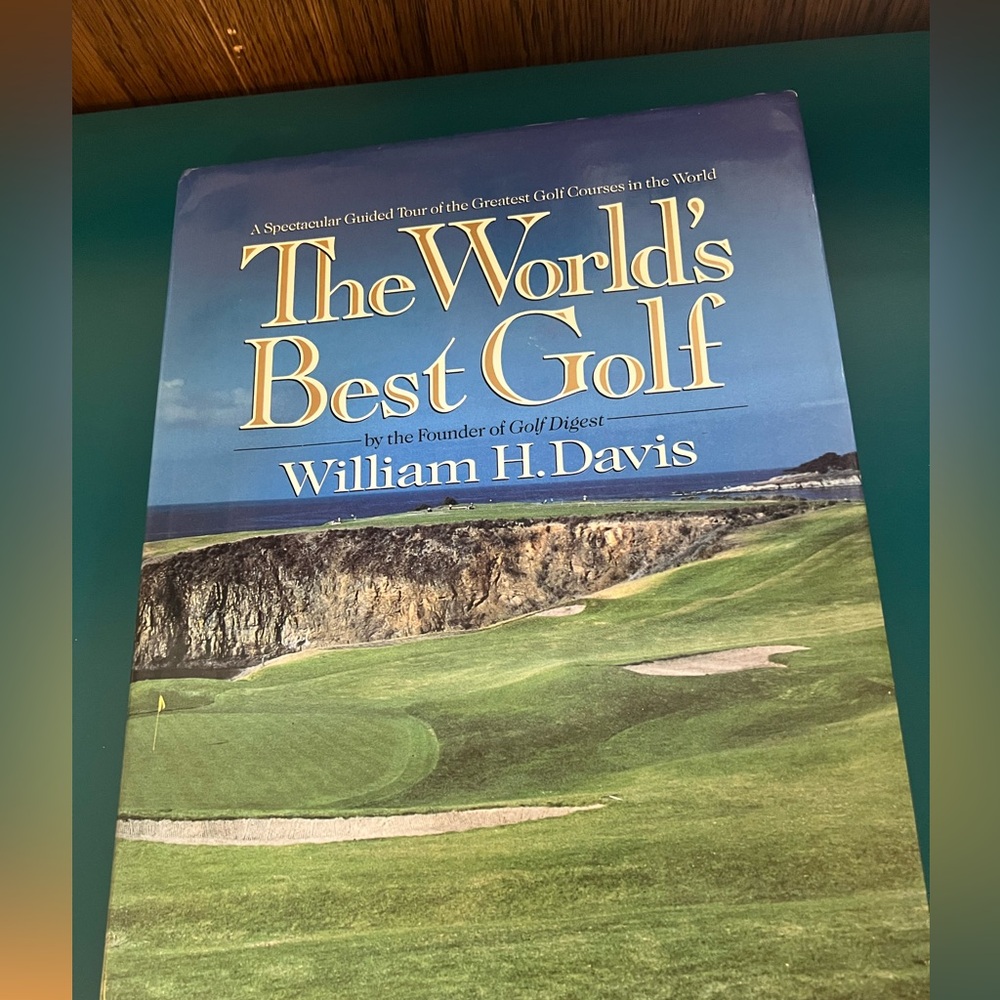 The World's Best Golf Book. Hard cover. EUC
